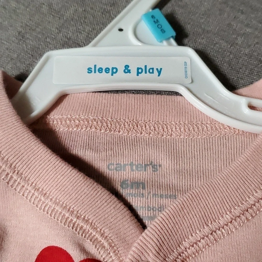 TWO Carter's girls each size 6 months two carters garments